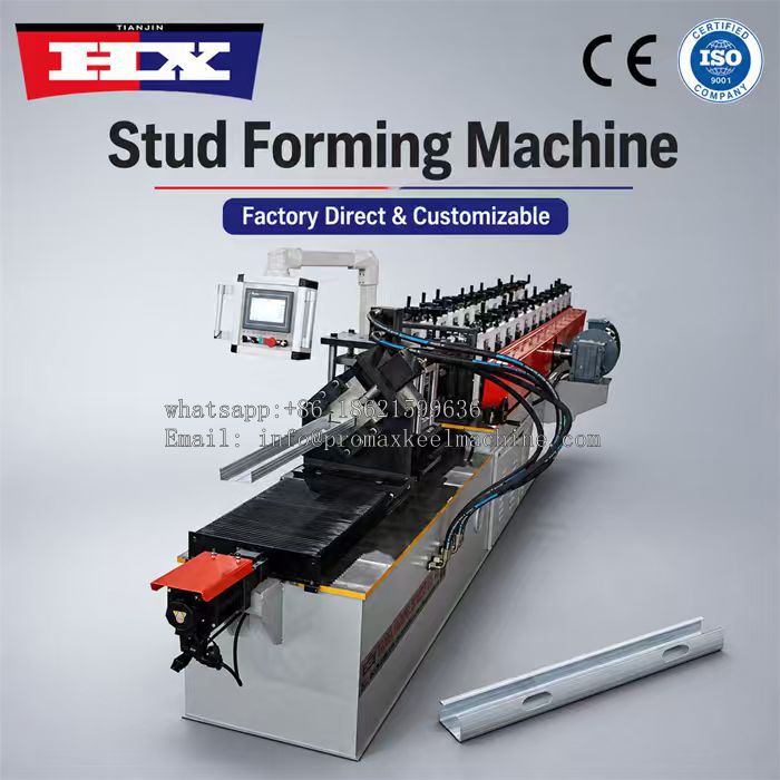 C channel steel stud roll forming machine