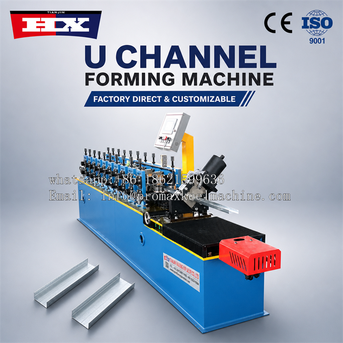 Track roll forming machine