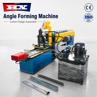 Metal wall angle roll forming machine