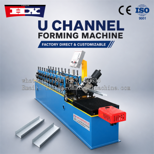 Track roll forming machine